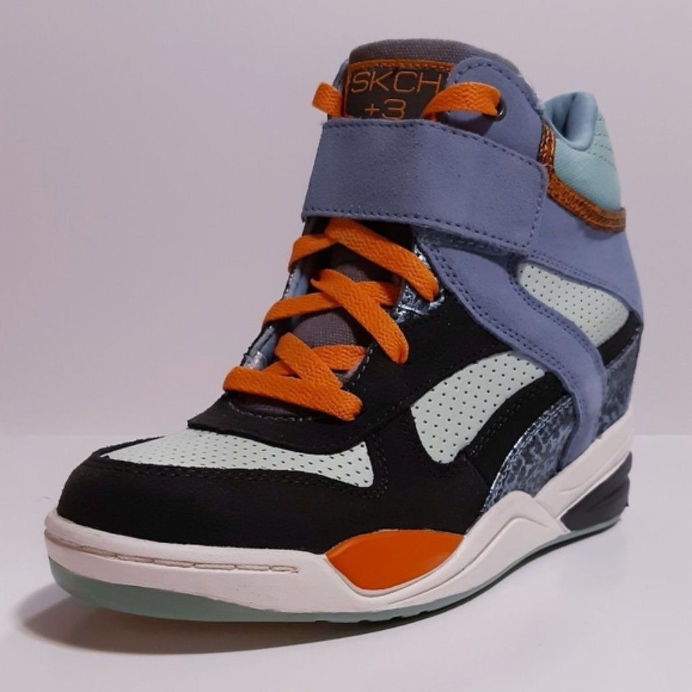 NIB New in Box Skechers SKCH+3 Hidden Wedge City Multicolor